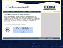 Tablet Screenshot of iformfoder.se